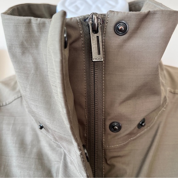 Nau Heritage Minimalist Women’s Khaki Green Anorak Jacket Raincoat Size L - Picture 13 of 17
